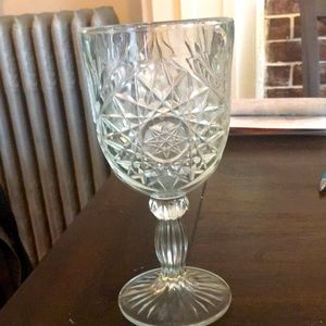 Crystal Detailed Star And Sun Led Crystal Glass Cup